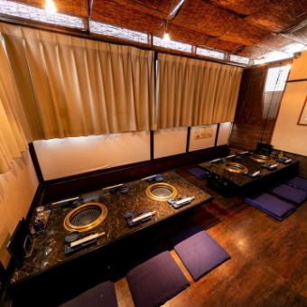 The seats on the 3rd floor are semi-private rooms with tatami rooms. ★ Up to 30 people can use it spaciously and comfortably ♪
