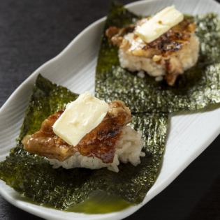 うなぎバター寿司