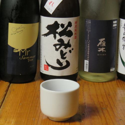 グランドメニューの日本酒は神奈川県産のみ！