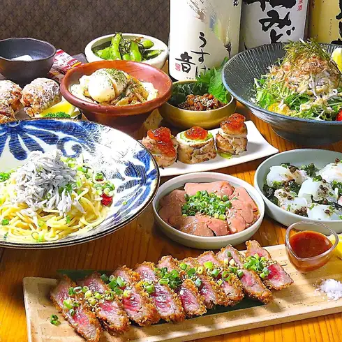 食材にとことんこだわった「蒸氣屋」ここでしか味わえない創作料理をお楽しみ下さい♪