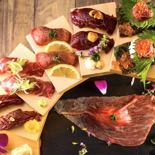 本日の黒毛和牛霜降りが破格!?肉寿司やクッパなど逸品メニューも!誕生日/歓送迎会のデザートプレートも◎