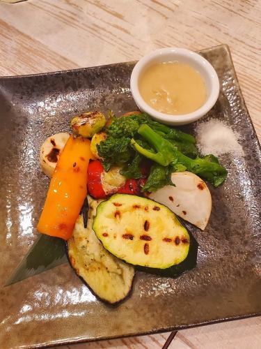 Western) 5 types of grilled seasonal vegetables