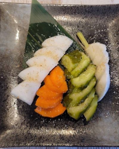 Japanese) Refreshing homemade pickles
