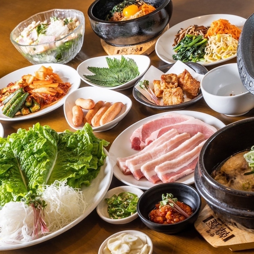 サムギョプサル+一品全メニュー食べ放題◎4,000円ぽっきり!