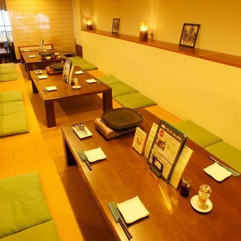 ゆったりくつろげる座敷席完備!宴会にも最適です◎