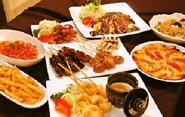 人数に応じて対応できる宴会プランあり。飲み放題付でお得。