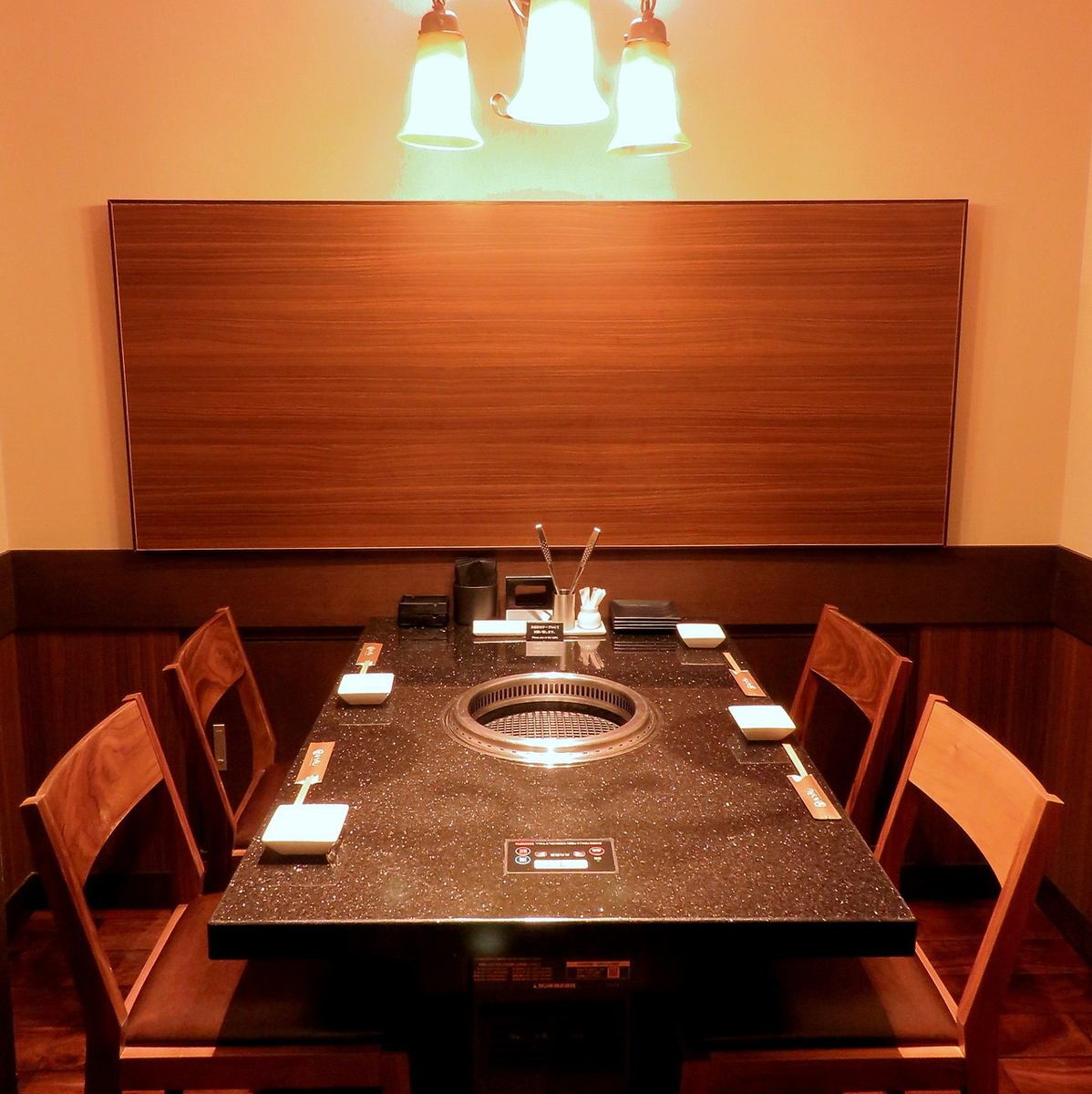 We offer a variety of spacious table seats and completely private rooms.