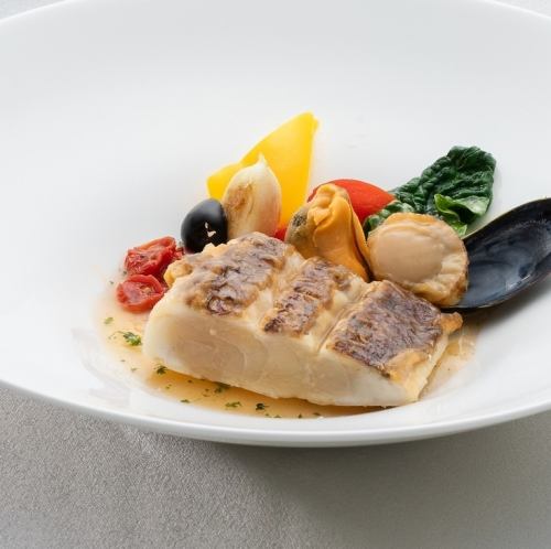 白身魚のスープ仕立て プロバンス風