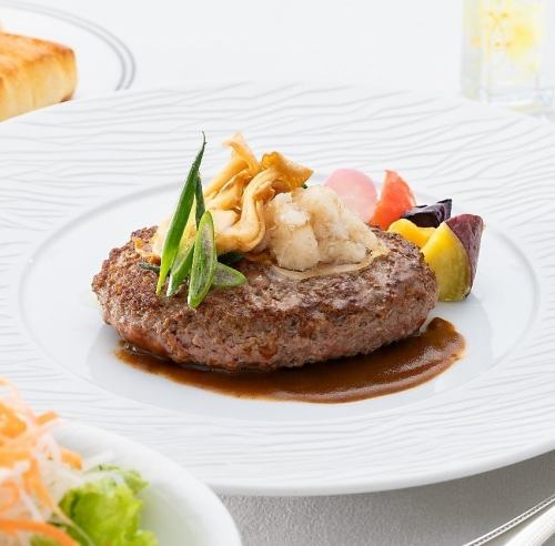 蝦夷鹿ハンバーグ