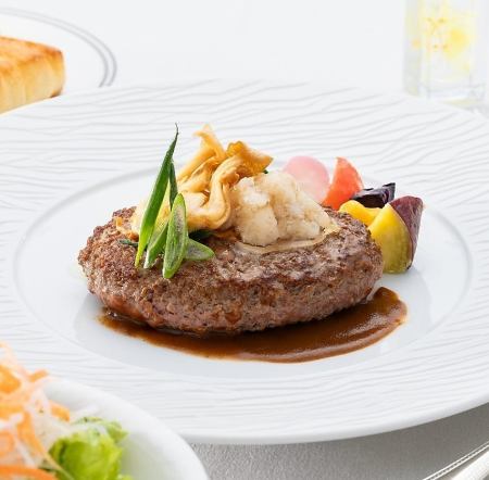 Ezo deer hamburger steak