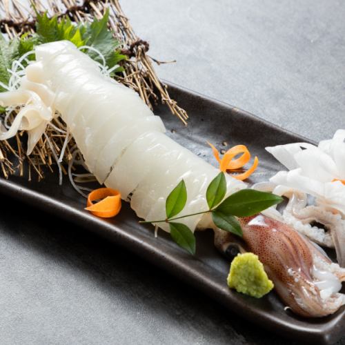 白いかのお造り