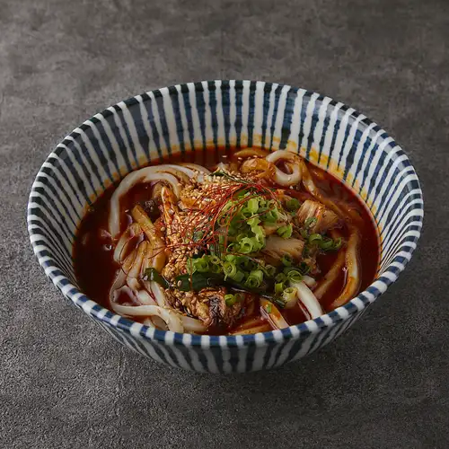 白菜麻婆うどん