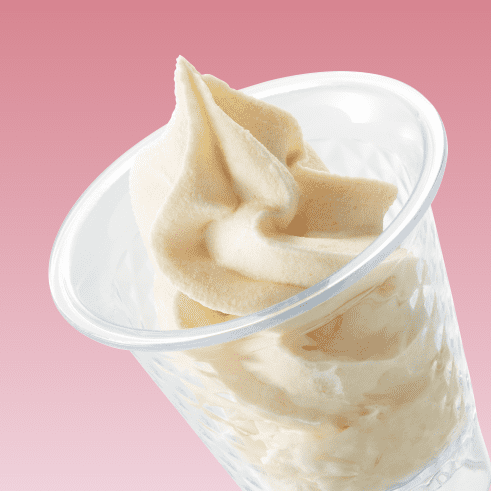 Only available at lunchtime! Cup soft serve for 150 yen and freshly ground coffee for 150 yen!