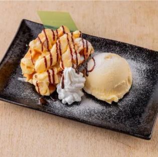 華夫餅冰淇淋