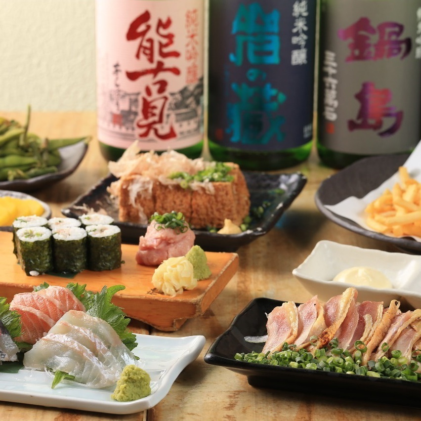 Lunch course♪ Miyazaki-produced gamecock + negitoro roll, 6 dishes in total + 2 hours all-you-can-drink for 2500 yen