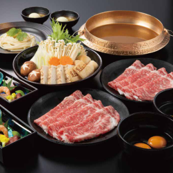 【※要予約】すき焼きプラン 90分飲み放題付 1人前7000円(税込) ※2F限定 