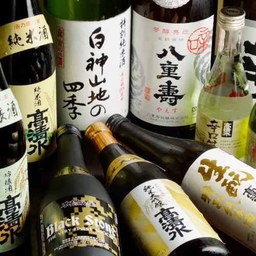 A variety of Akita local sake