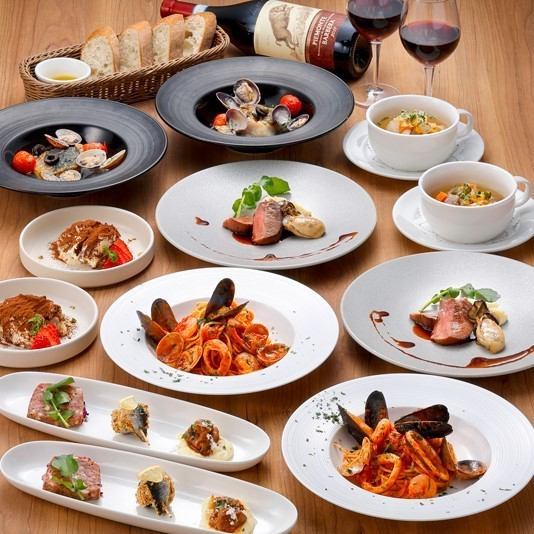 For special celebrations, etc. ♪ 120 minutes of all-you-can-drink included!! Toshihisa's Italian full course <8 dishes in total> 5,500 yen (tax included)
