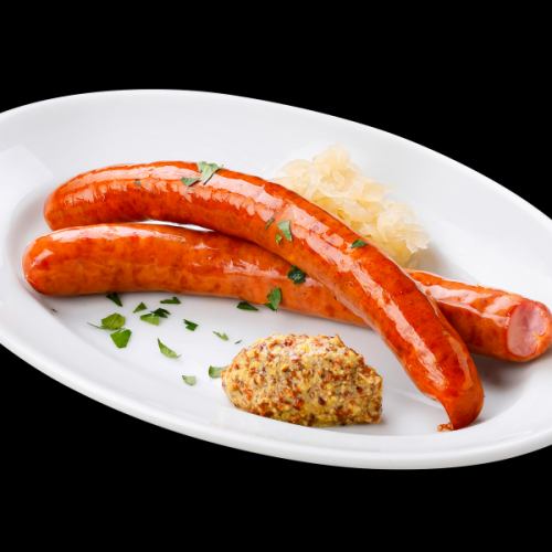 Assortment of two kinds of sausages (chorizo & plain)