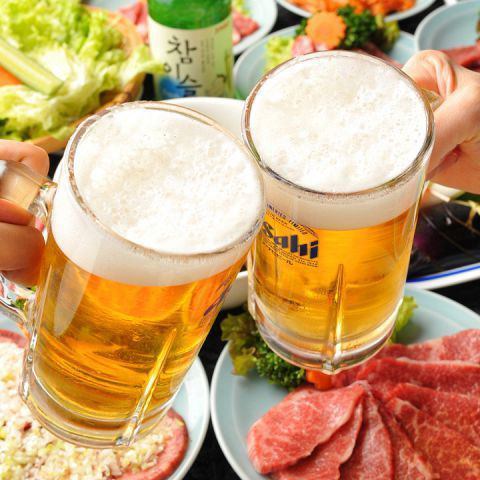 飲み放題メニューも充実！新橋で焼肉宴会をどうぞ！