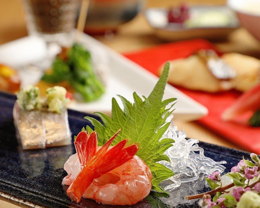 Enjoy fresh fish as sashimi or grilled.