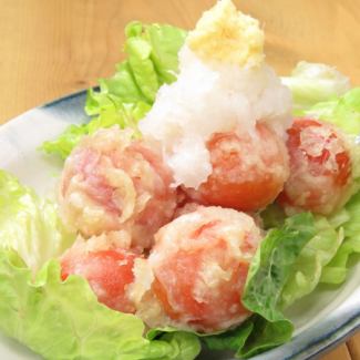 Tomato tempura