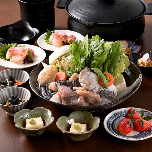 □Hot pot dishes will be served as part of the course menu.