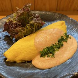 [Tsumandego Tamago (a brand of egg from Itoshima that you can pick up the yolk)] Omelette (Mentaiko mayonnaise sauce)