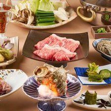 【春限定 春のあしおと味覚会席】春野菜と大沼牛しゃぶしゃぶで愉しむ上質