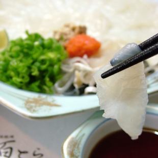 Speaking of blowfish cuisine, Hyakutora [Fugu course + fried blowfish] Total of 6 dishes 6,050 yen (tax included)