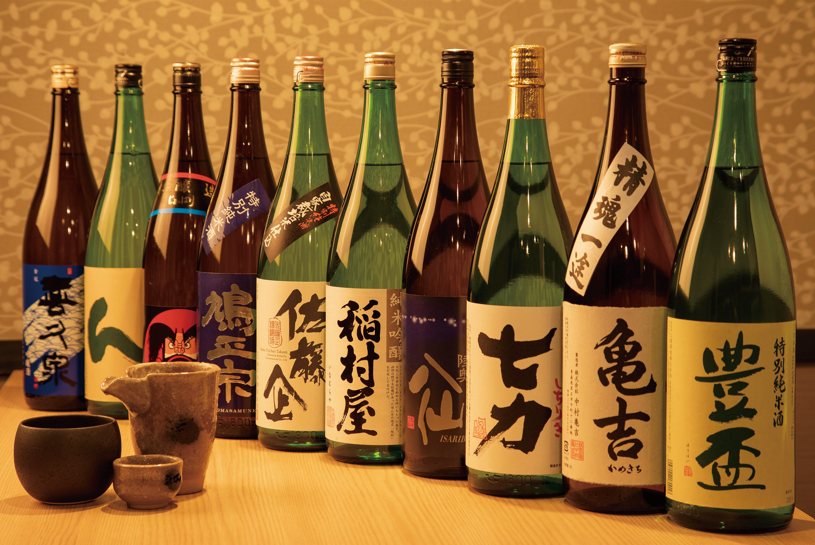 種類豊富な地酒をご用意