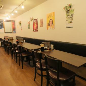 ６名様用テーブル席です。