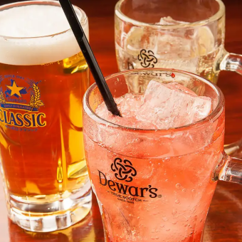 飲み放題のみ生ビール【無し】コース