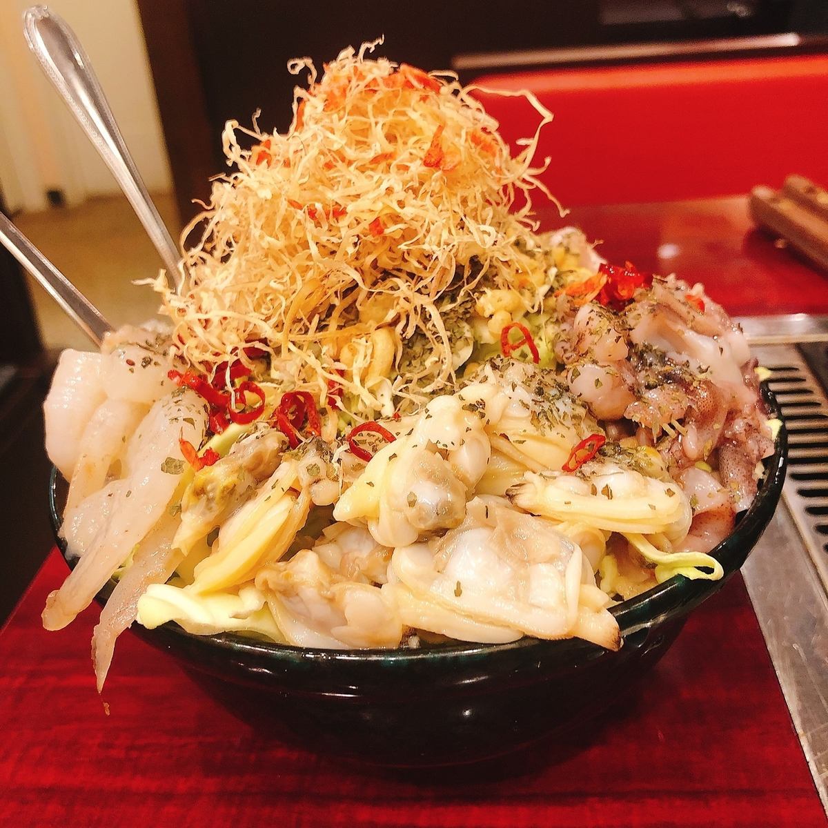 二樓包機超過30個座位OK！Okonomiyaki和Monja怎麼樣？