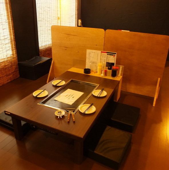 Since you can use semi-private rooms for the Kaiseki seats partitioned by partition and bamboo, you can enjoy eating and drinking slowly without worrying about the surrounding eyes.Families with children are also safe! ♪