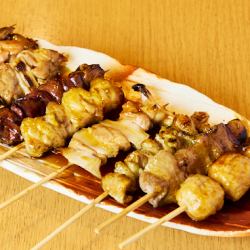 おまかせ串焼き八種盛り
