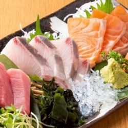 選べるお刺身三点盛り合わせ　一人前