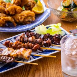 おまかせ串焼き五種盛り