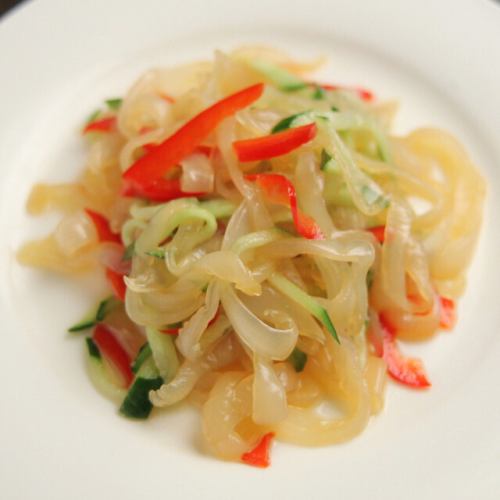 くらげの酢の物/棒々鶏