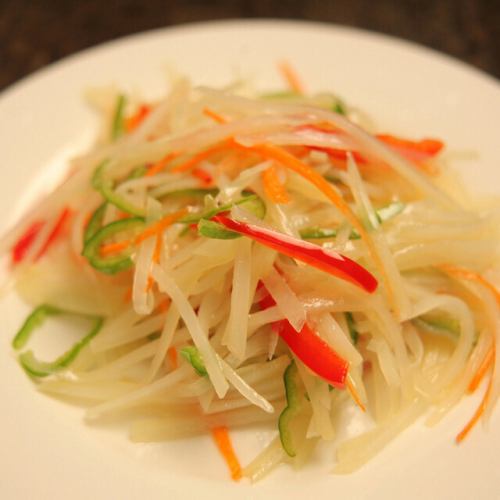 じゃが芋の千切りサラダ