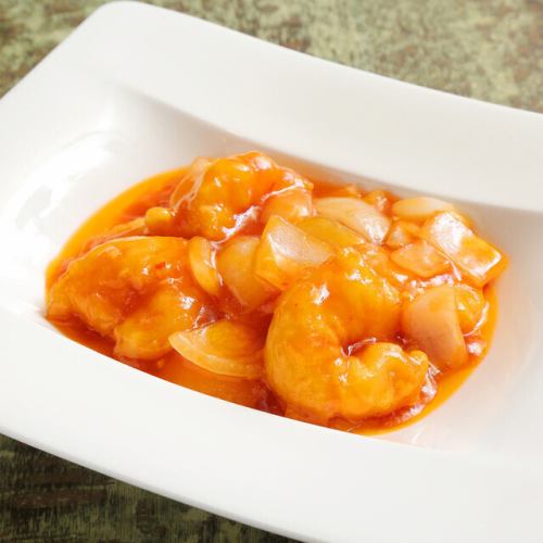 海老のチリソース煮