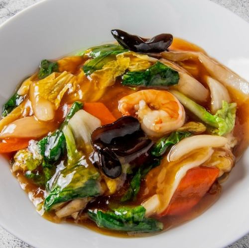 五目揚げそば/五目焼きそば