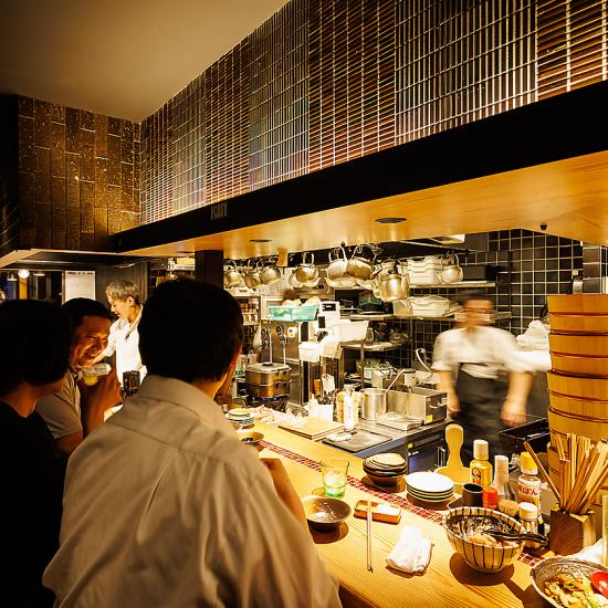 We also recommend the counter seats overlooking the impressive open kitchen!