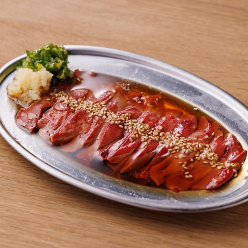 肉刺しメニューも豊富