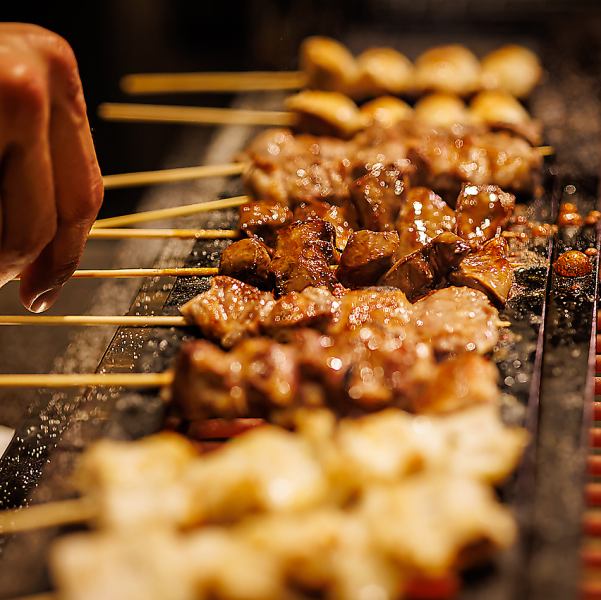 鮮度にこだわった自慢の串焼き！