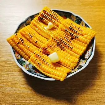 とうもろこしバター炙り