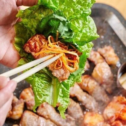 ひと味違う上質な味◆林SPF厚切りサムギョプサル◆