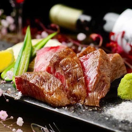 Carefully selected high-quality Wagyu beef