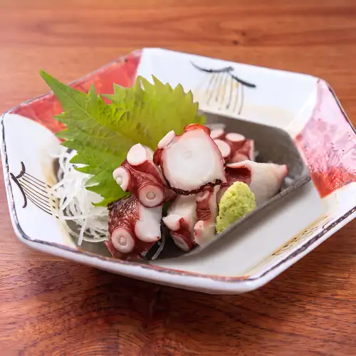活タコの叩き
