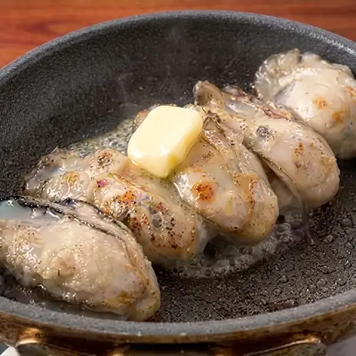 焼き 岩牡蠣 本山葵添え